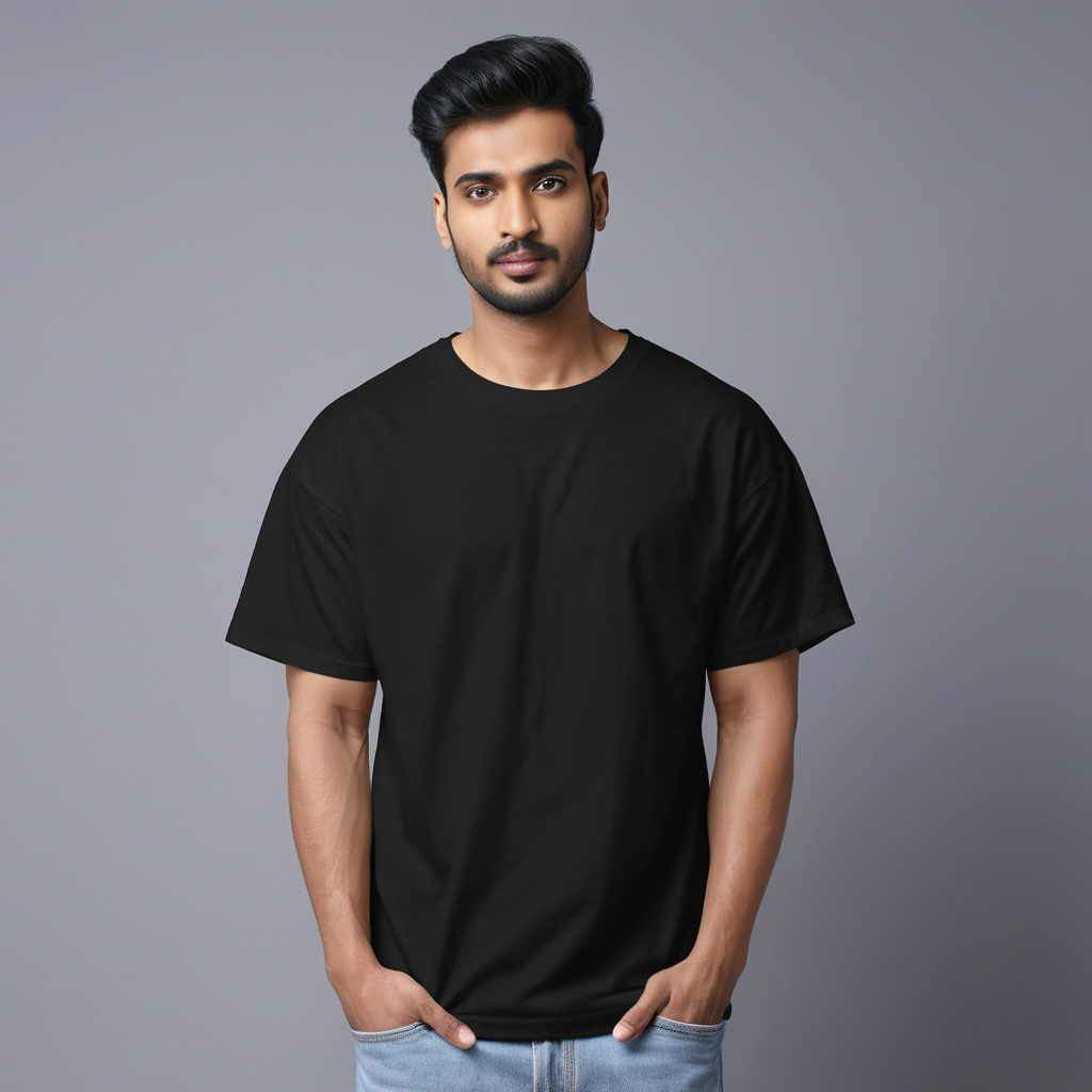 Oversized t shirt male best sale